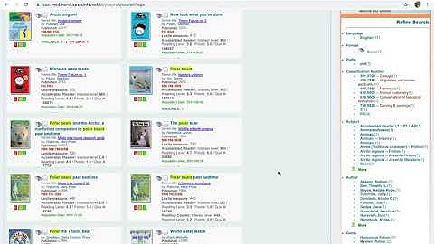How to search books on Sussex Avenue OPALs database.