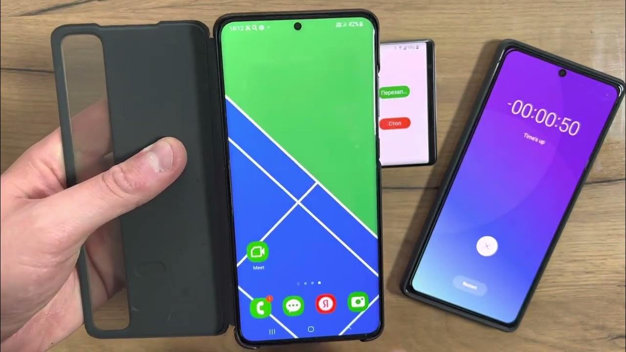 Phones Alarms Ringing Three Phones Calls LG Wing vs S20 Plus