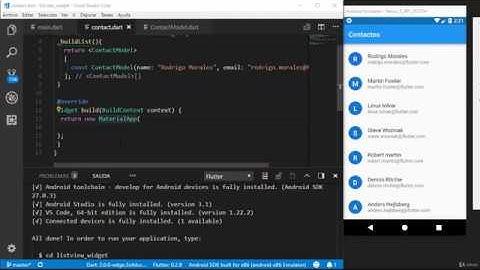 Master Flutter Dart De cero a experto - Flutter Widgets en profundidad - 14 Widget ListView Parte 2