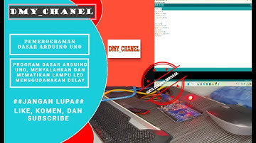 PROGRAM DASAR ARDUINO || BELAJAR DASAR ARDUINO MENYALAHKAN LAMPU LED
