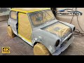 Final epoxy and high build primer  bare metal respray on a classic mini  pt3