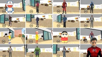 TOP 50 CHARACTERS IN INDIAN THEFT AUTO SIMULATOR GAME || INDIAN THEFT AUTO SIMULATOR NEW UPDATE