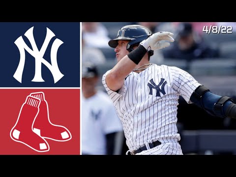 New York Yankees Vs. Boston Red Sox | Game Highlights | 4/8/22