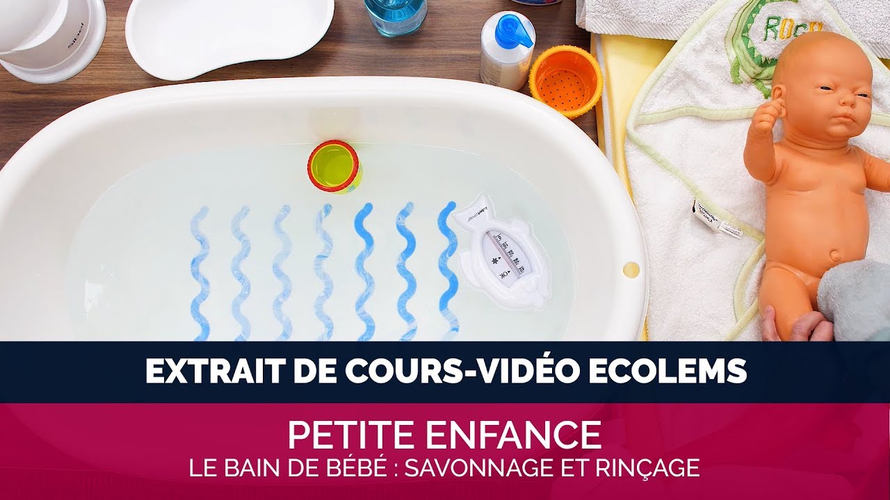 Le bain de bébé