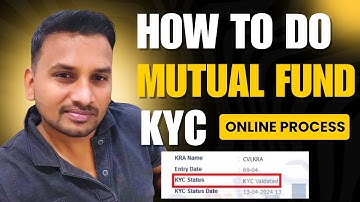 How To Do Mutual Fund KYC  Online ||  Step By Step Guide ||  Sandeep Baghel #mutualfunds