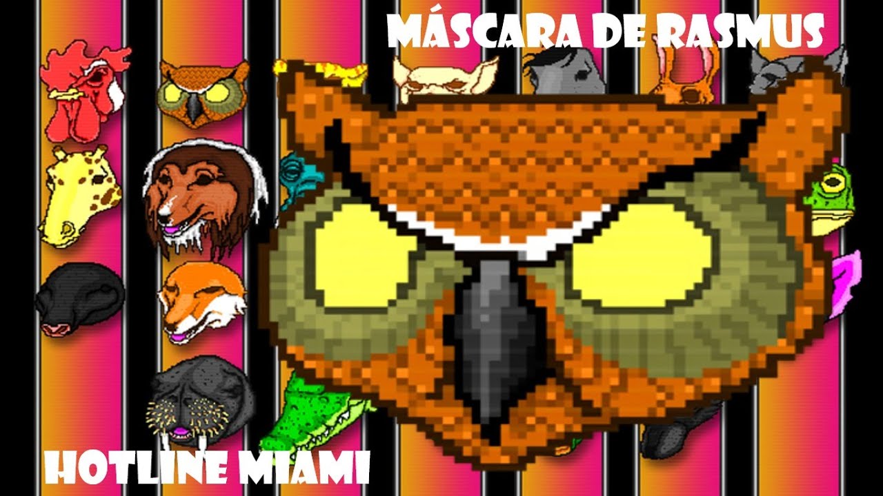 Como hacer la máscara de Rasmus Hotline Miami. YouTube