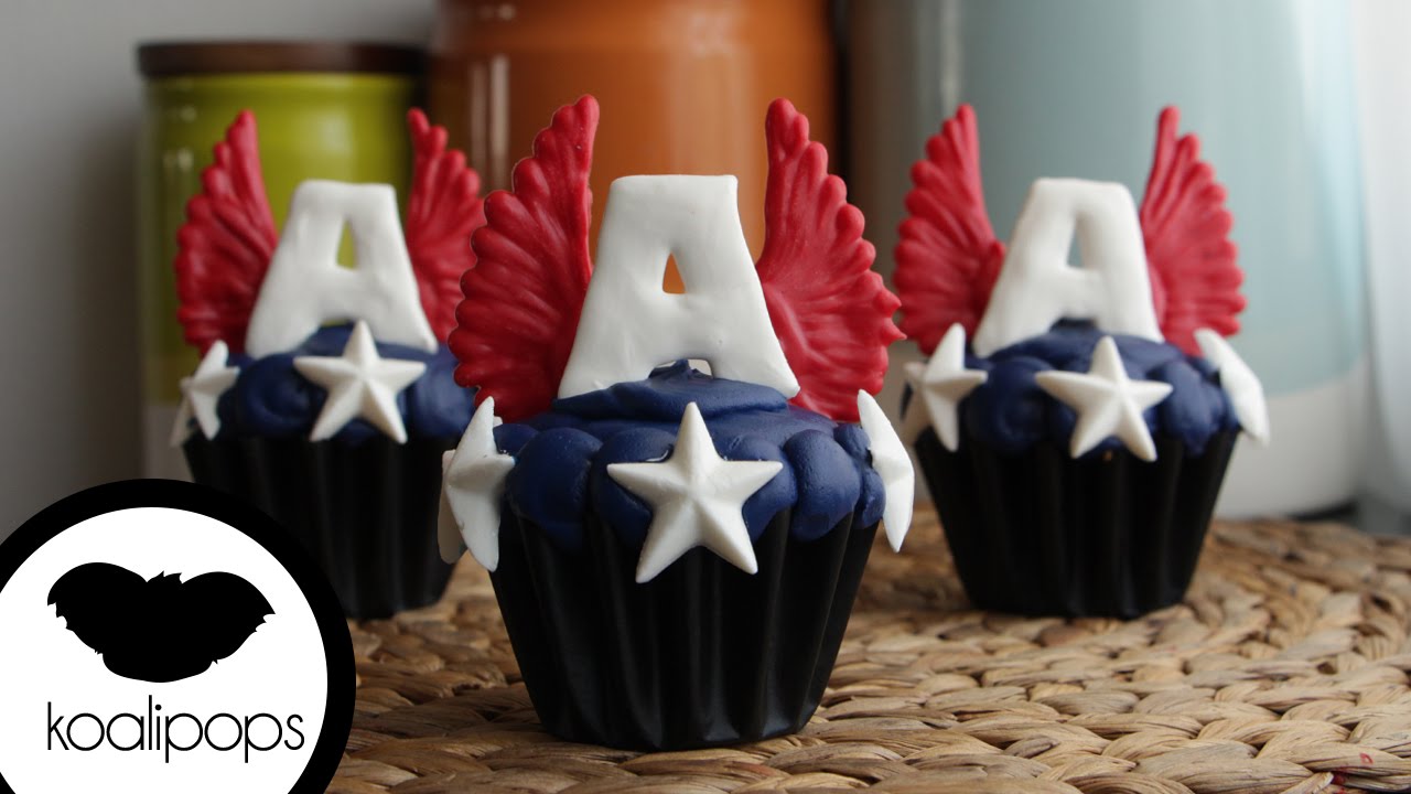 Avengers Captain America Cupcakes | How To