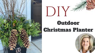 Christmas Planter | Christmas Decor | Christmas Decorate with Me 2021