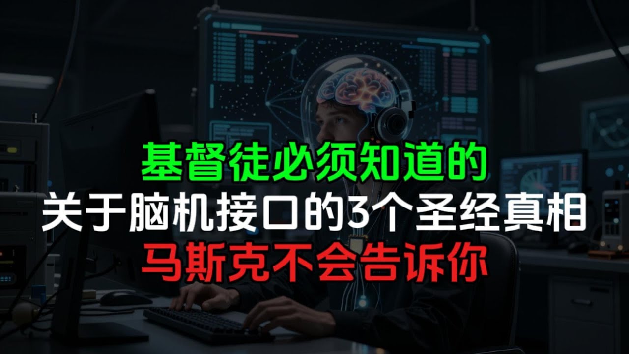 关于脑机接口的3个圣经真相，马斯克不会告诉你，但基督徒必须知道的