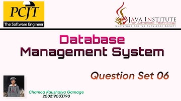 Graphical method used &  Update Query Statement | DBMS | Question Set 06