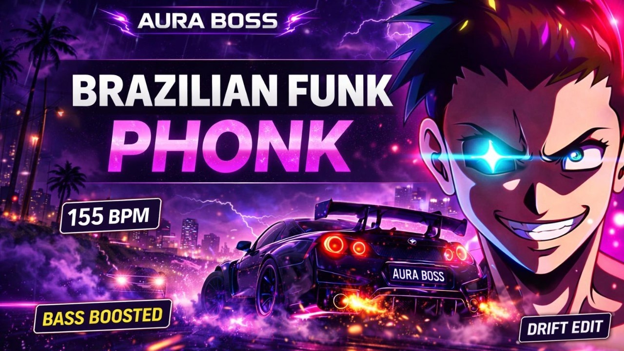 NEON DRIFT SIGNAL ⚡ BRAZILIAN FUNK PHONK | 155 BPM NIGHT RACE