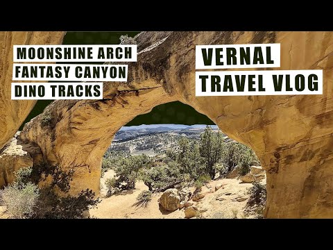Ep 15: Moonshine Arch - Fantasy Canyon (VERNAL TRAVEL VLOG)