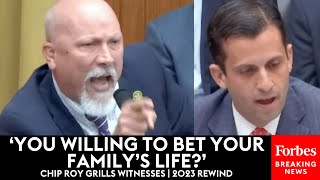 Chip Roy Goes Mercilessly Grills House Judiciary Witnesses | 2023 Rewind