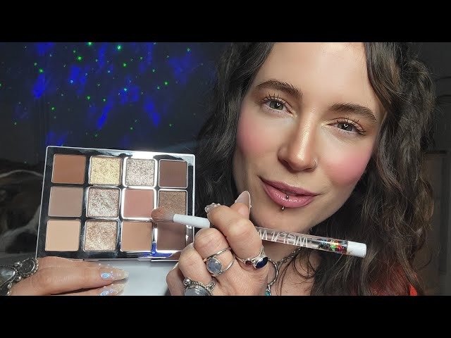 ASMR - Doing my Makeup on YOU! Realistic Layered Sounds, Personal Attention