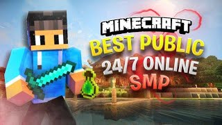 Minecraft New Public SMP Live Java + Pe || Minecraft Survival Hindi Gameplay