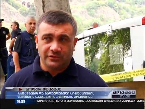 რუსთავი თბილისის მიკროავტობუსი BMW ს შეეჯახა   11 მგზავრია დაშავებული