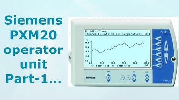 Siemens PXM20 Display Part-1 / #siemens / #insightcontrolsystem