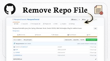 Hoe verwijder je een bestand in GitHub (Bestanden in de repository bewerken)