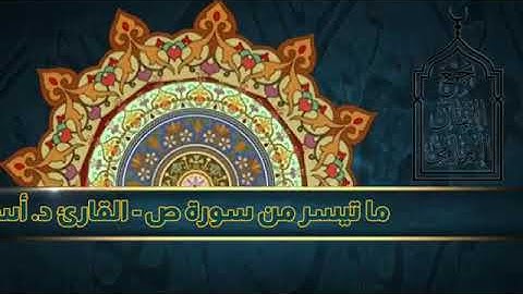 ما تيسر من سورة ص - د. أسامة عريبة