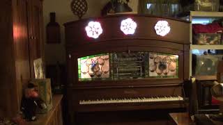 Wurlitzer Piano with 3 Wonder Lights