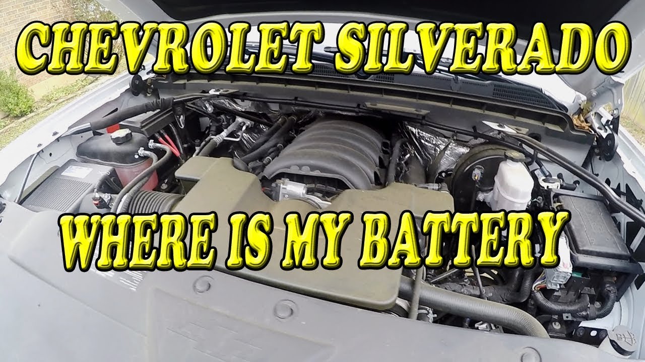 Chevrolet Silverado Where is the Battery - YouTube