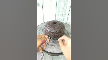 ✨ Perfect Sponge Layers Cutting Trick! ✂️🍰#cake #tricks #cakeseries #cakeshorts