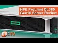 HP HPE PROLIANT DL385 Gen10 G10 SERVER EPYC 32C 7502 192GB 5 X 300GB 10K SAS video