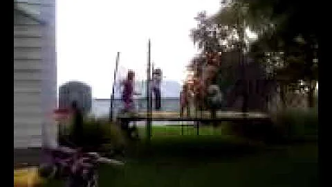Trampoline fun..