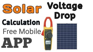 DC / AC Solar voltage drop Calculation | Free TOOL | Mobile App screenshot 5