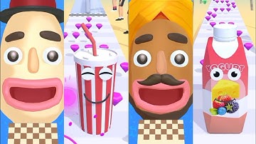 Sandwich Runner vs Juice Run - Gameplay Walkthrough Android, IOS