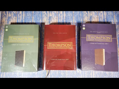 Zondervan's Thompson Chain Reference Bibles
