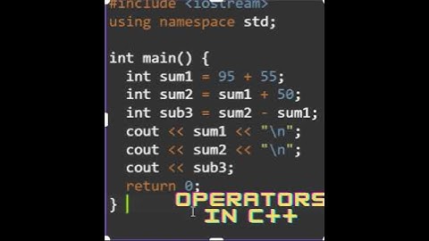 #Coding #Operators in C++ #Shorts