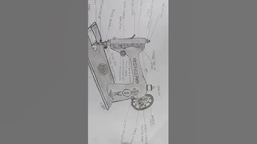 sewing machine pencil #drawing