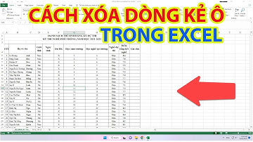Cách Xóa Dòng Kẻ Ô Trong Excel