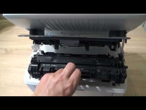 HP LaserJet Pro MFP M28a / M28w - Replacing the Toner Cartridge CF244A 44A
