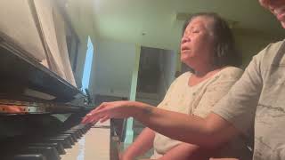 voice lesson with my mom