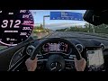 312KPH/194MPH AMG SL63 BLAST: Frankfurt to Mannheim | German Autobahn | 4K ASMR POV Drive