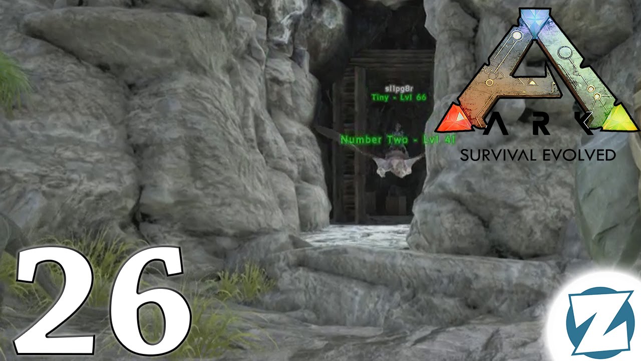 Ark Survival Evolved Ep26 Cave Base Let S Play Gameplay Youtube