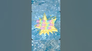 How to do bouncing bubbles! #tutorial #shorts #recipe #asmr #bubbles #howtomake #diy #new #happy