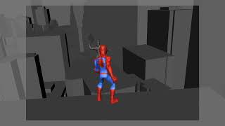 Spiderman animation Rough animation V1