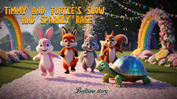 Timmy the Turtle's Slow and Sparkly Race | Bedtime stories for kids | Magical stories for kids