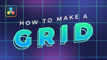 How to make a Grid in Davinci Resolve