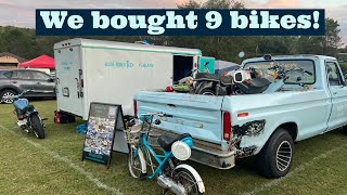 Barber Vintage Motorcycle Festival  Buying Bikes at Swap Meet then Getting them to Run! + Camp Life