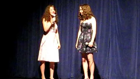 Victoria and Katherine Dahm perform "For Good" fro...