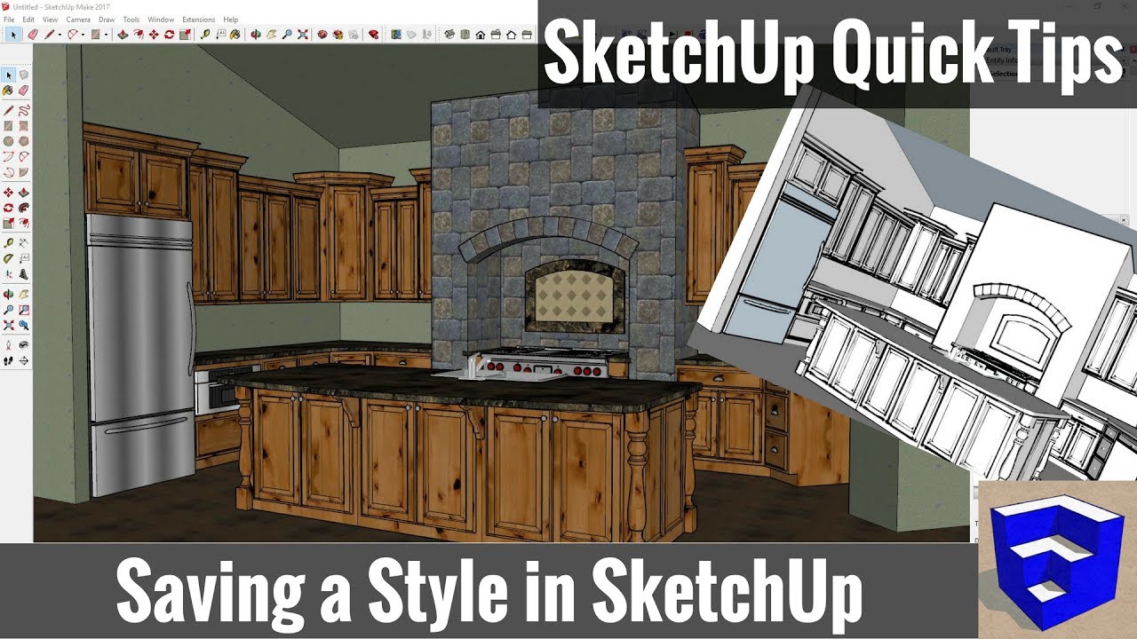 Saving Styles In SketchUp SketchUp Quick Tips YouTube