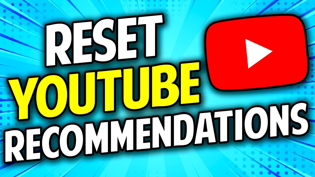how to change recommended on youtube