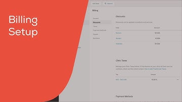 Billing Setup