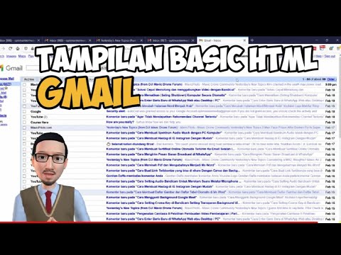 Cara Menggunakan Tampilan Cepat Pada Gmail Basic Merubah dari Standar ke basic