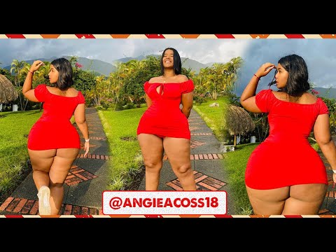 TOP CURVY BBW MODEL @ANGIE ACOSS  || MODEL FROM COLUMBIA BIOGRAPHY VIRAL PHOTOS