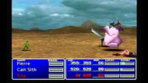 Final Fantasy 7 - LLNMNI challenge (level max : 27) - Getting Cloud